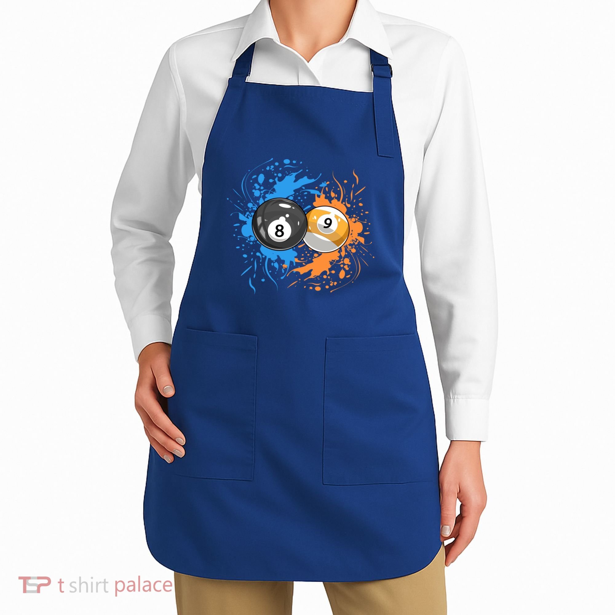 Cool Billiard Balls For 8 Ball And 9ball Player Gift Apron