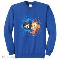 Cool Billiard Balls For 8 Ball And 9ball Player Gift Sweatshirt thumb 0