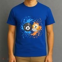 Cool Billiard Balls For 8 Ball And 9ball Player Gift T-Shirt thumb 3