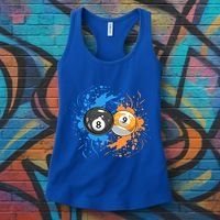 Cool Billiard Balls For 8 Ball And 9ball Player Gift Women's Tank Top thumb 3