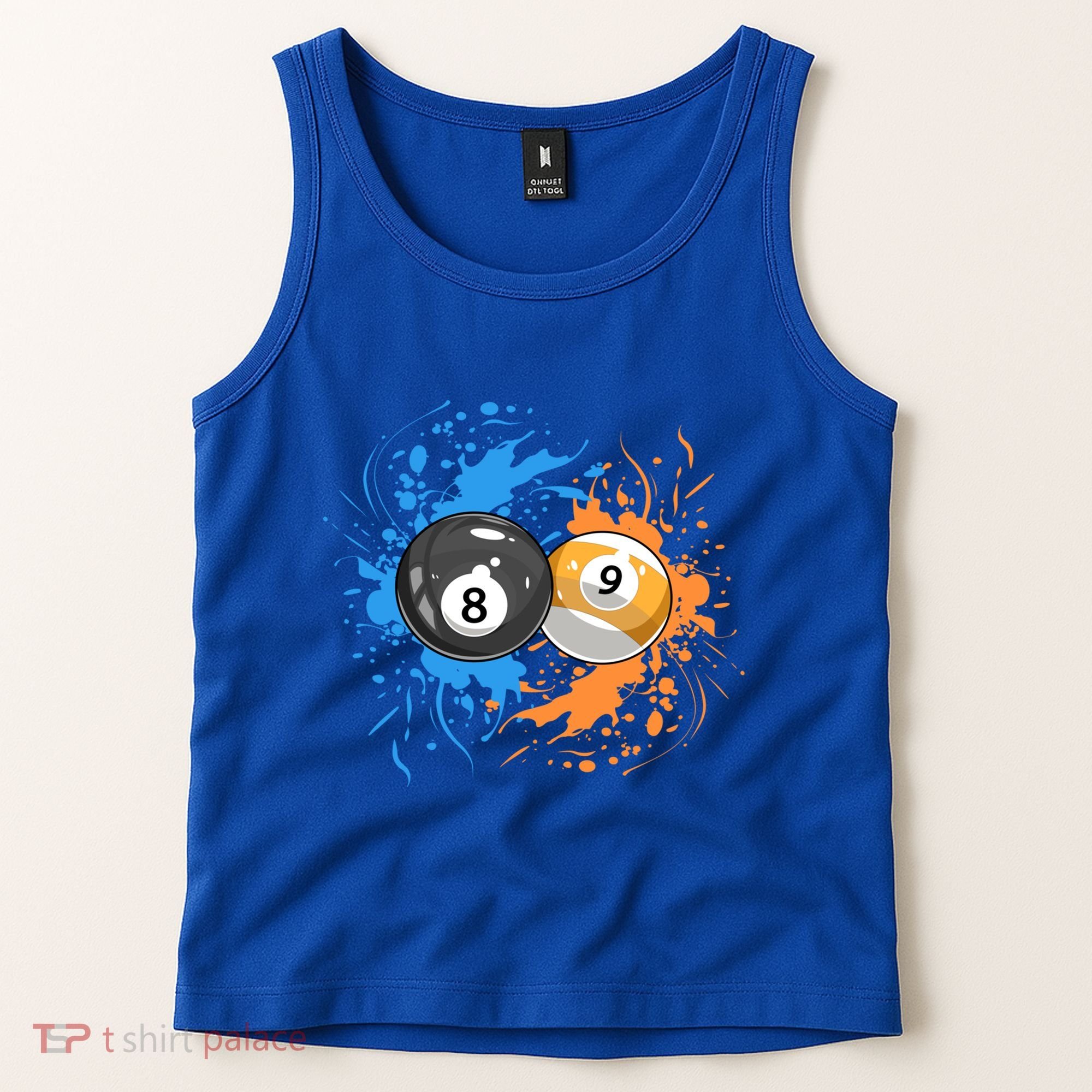 Cool Billiard Balls For 8 Ball And 9ball Player Gift Tank Top