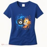 Cool Billiard Balls For 8 Ball And 9ball Player Gift Women's T-Shirt thumb 0