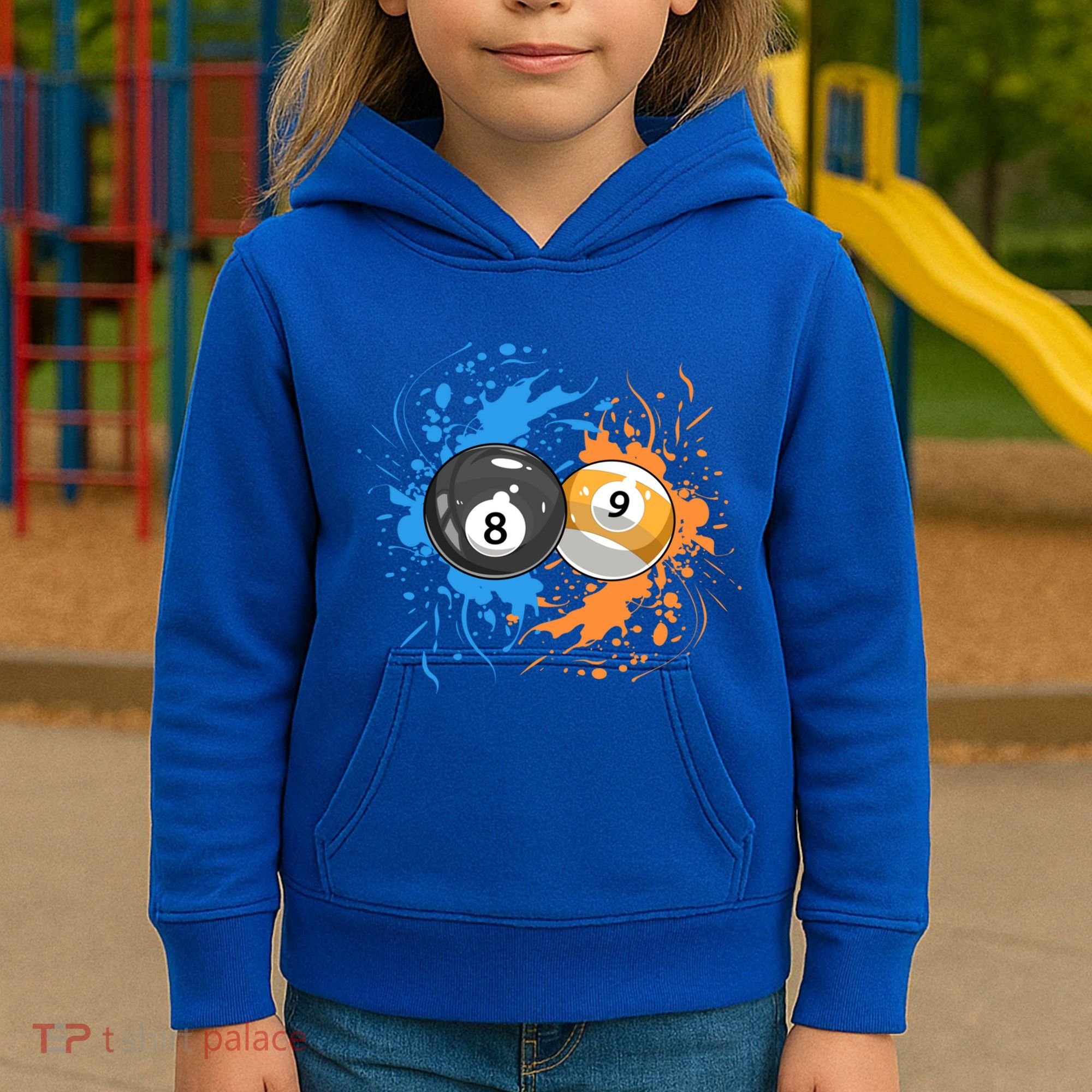 Cool Billiard Balls For 8 Ball And 9ball Player Gift Kids Hoodie