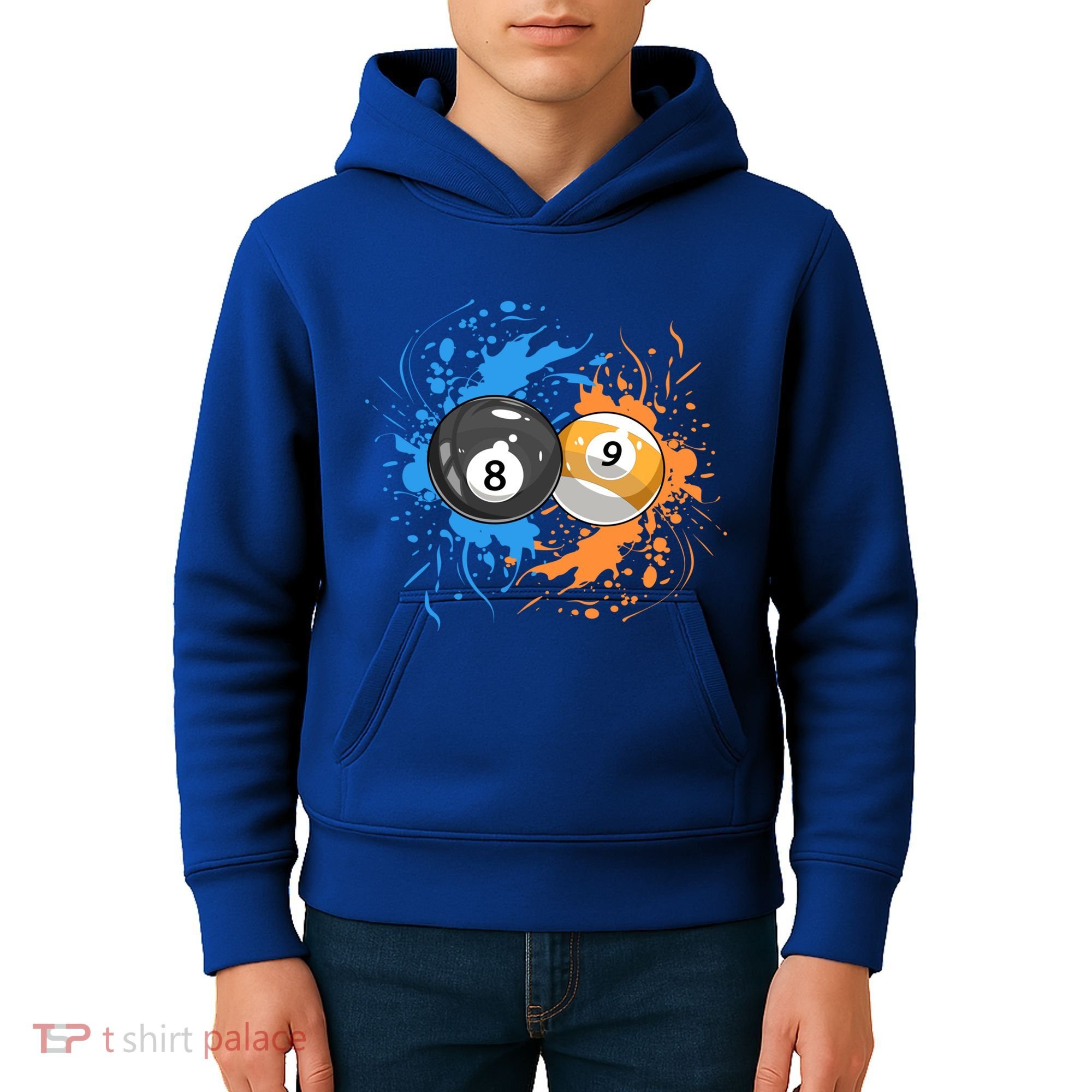 Cool Billiard Balls For 8 Ball And 9ball Player Gift Kids Hoodie