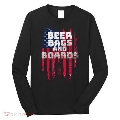 Cornhole Beer Bags And Boards Long Sleeve Shirt