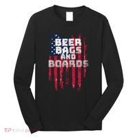Cornhole Beer Bags And Boards Long Sleeve Shirt thumb 0
