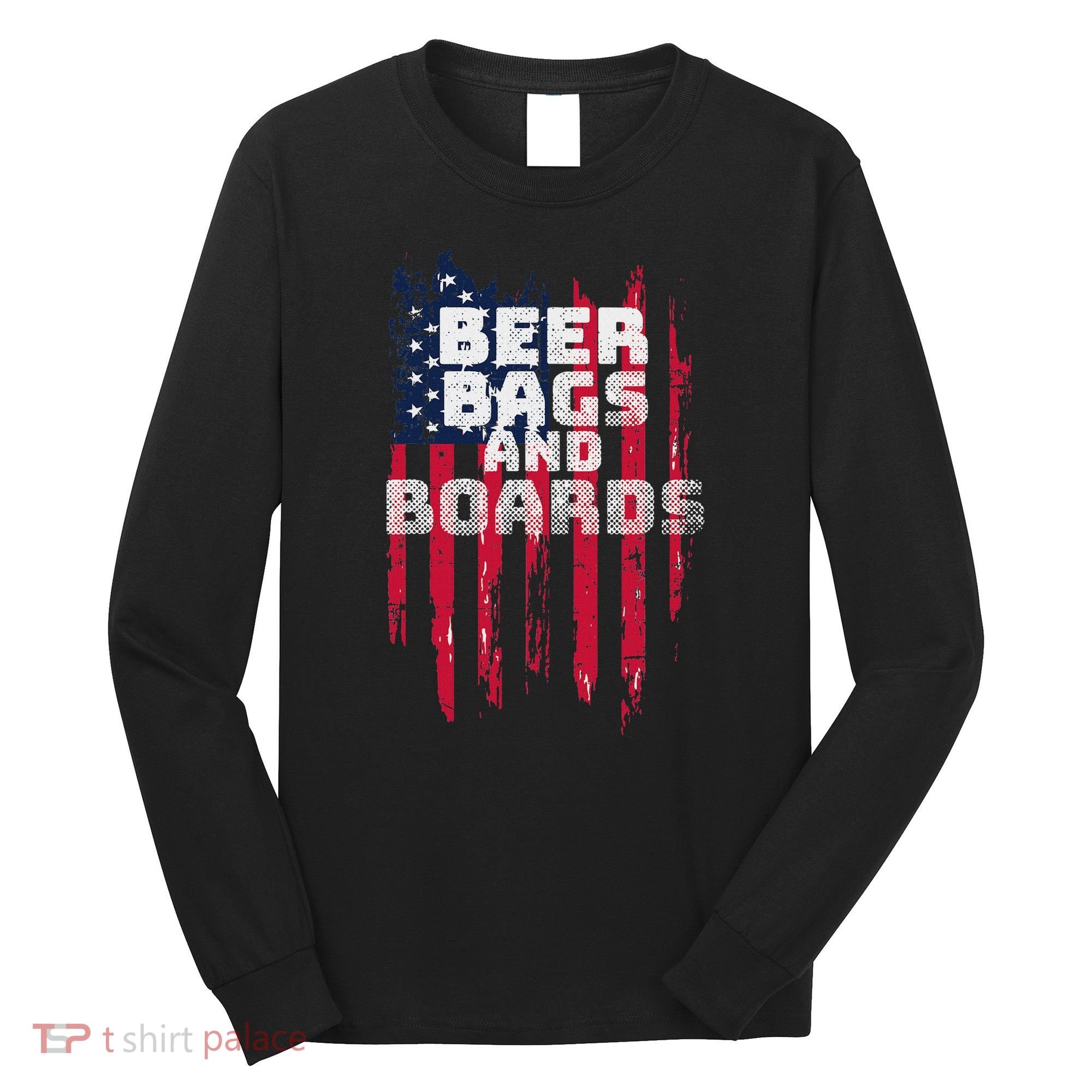 Cornhole Beer Bags And Boards Long Sleeve Shirt