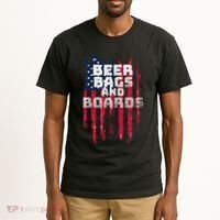 Cornhole Beer Bags And Boards Tall T-Shirt thumb 2