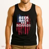 Cornhole Beer Bags And Boards Tank Top thumb 3