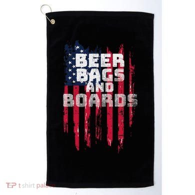 Cornhole Beer Bags And Boards Golf Towel