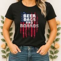 Cornhole Beer Bags And Boards Women's T-Shirt thumb 2