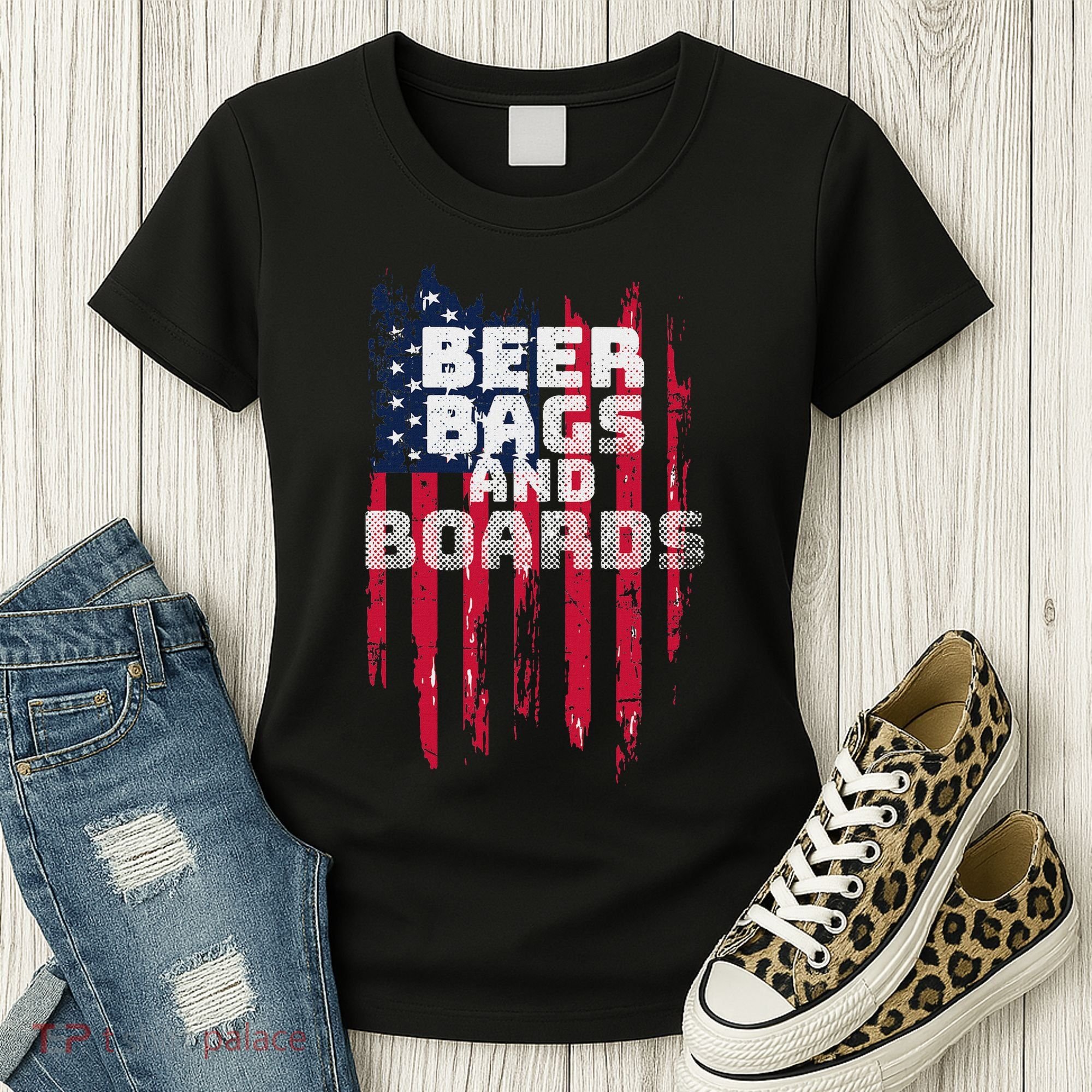 Cornhole Beer Bags And Boards Women's T-Shirt