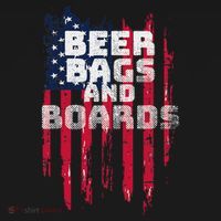 Cornhole Beer Bags And Boards Kids T-Shirt thumb 4