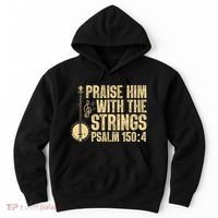 Cool Banjo Bluegrass Music Art Worship Leader Hoodie thumb 0