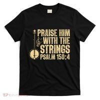 Cool Banjo Bluegrass Music Art Worship Leader T-Shirt thumb 0