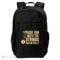 Cool Banjo Bluegrass Music Art Worship Leader Backpack thumb 0