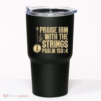 Cool Banjo Bluegrass Music Art Worship Leader Tumbler thumb 0
