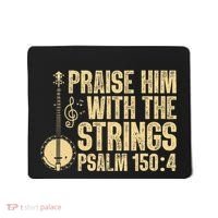 Cool Banjo Bluegrass Music Art Worship Leader Mousepad thumb 0
