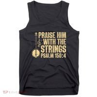 Cool Banjo Bluegrass Music Art Worship Leader Tank Top thumb 0