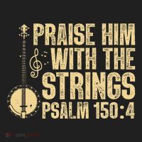 Cool Banjo Bluegrass Music Art Worship Leader Golf Towel thumb 3