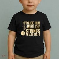Cool Banjo Bluegrass Music Art Worship Leader Toddler T-Shirt thumb 2