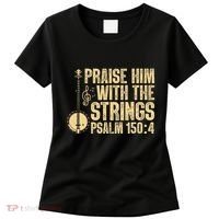 Cool Banjo Bluegrass Music Art Worship Leader Women's T-Shirt thumb 0