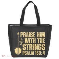 Cool Banjo Bluegrass Music Art Worship Leader Tote Bag thumb 0