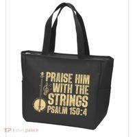 Cool Banjo Bluegrass Music Art Worship Leader Tote Bag thumb 3