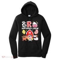 Cow Bro Birthday Crew Farm Theme Animals Kids Birthday Party Women's Hoodie thumb 0