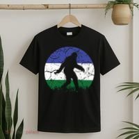 Cascadia Bioregion Bigfoot Flag Independence Vintage T-Shirt thumb 2