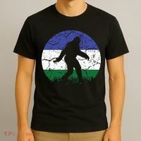 Cascadia Bioregion Bigfoot Flag Independence Vintage T-Shirt thumb 3