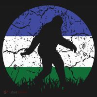Cascadia Bioregion Bigfoot Flag Independence Vintage T-Shirt thumb 7