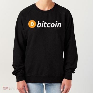 Cryptocurrency Blockchain Bitcoin Logo Crypto Bitcoin Orange Women's Sweatshirt