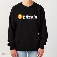 Cryptocurrency Blockchain Bitcoin Logo Crypto Bitcoin Orange Women's Sweatshirt thumb 0