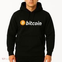 Cryptocurrency Blockchain Bitcoin Logo Crypto Bitcoin Orange Hoodie thumb 2