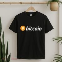 Cryptocurrency Blockchain Bitcoin Logo Crypto Bitcoin Orange T-Shirt thumb 2