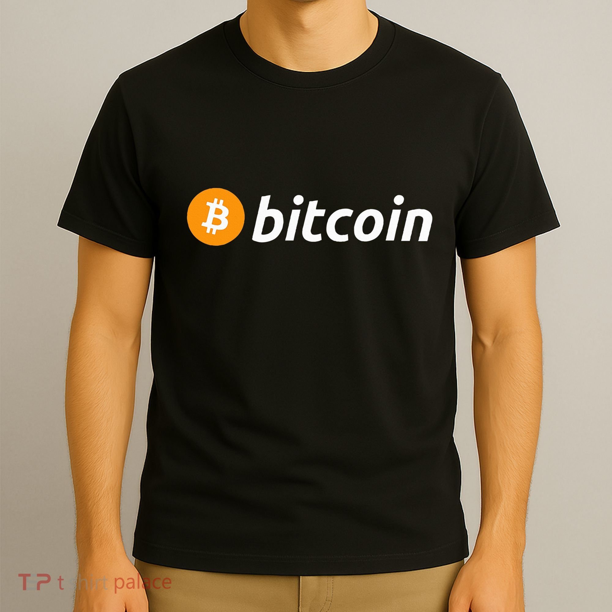 Cryptocurrency Blockchain Bitcoin Logo Crypto Bitcoin Orange T-Shirt