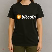Cryptocurrency Blockchain Bitcoin Logo Crypto Bitcoin Orange T-Shirt thumb 4