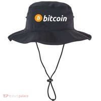 Cryptocurrency Blockchain Bitcoin Logo Crypto Bitcoin Orange Bucket Hat thumb 0
