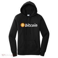 Cryptocurrency Blockchain Bitcoin Logo Crypto Bitcoin Orange Women's Hoodie thumb 0