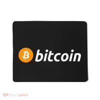 Cryptocurrency Blockchain Bitcoin Logo Crypto Bitcoin Orange Mousepad thumb 0
