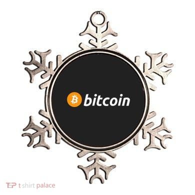 Cryptocurrency Blockchain Bitcoin Logo Crypto Bitcoin Orange Ornament