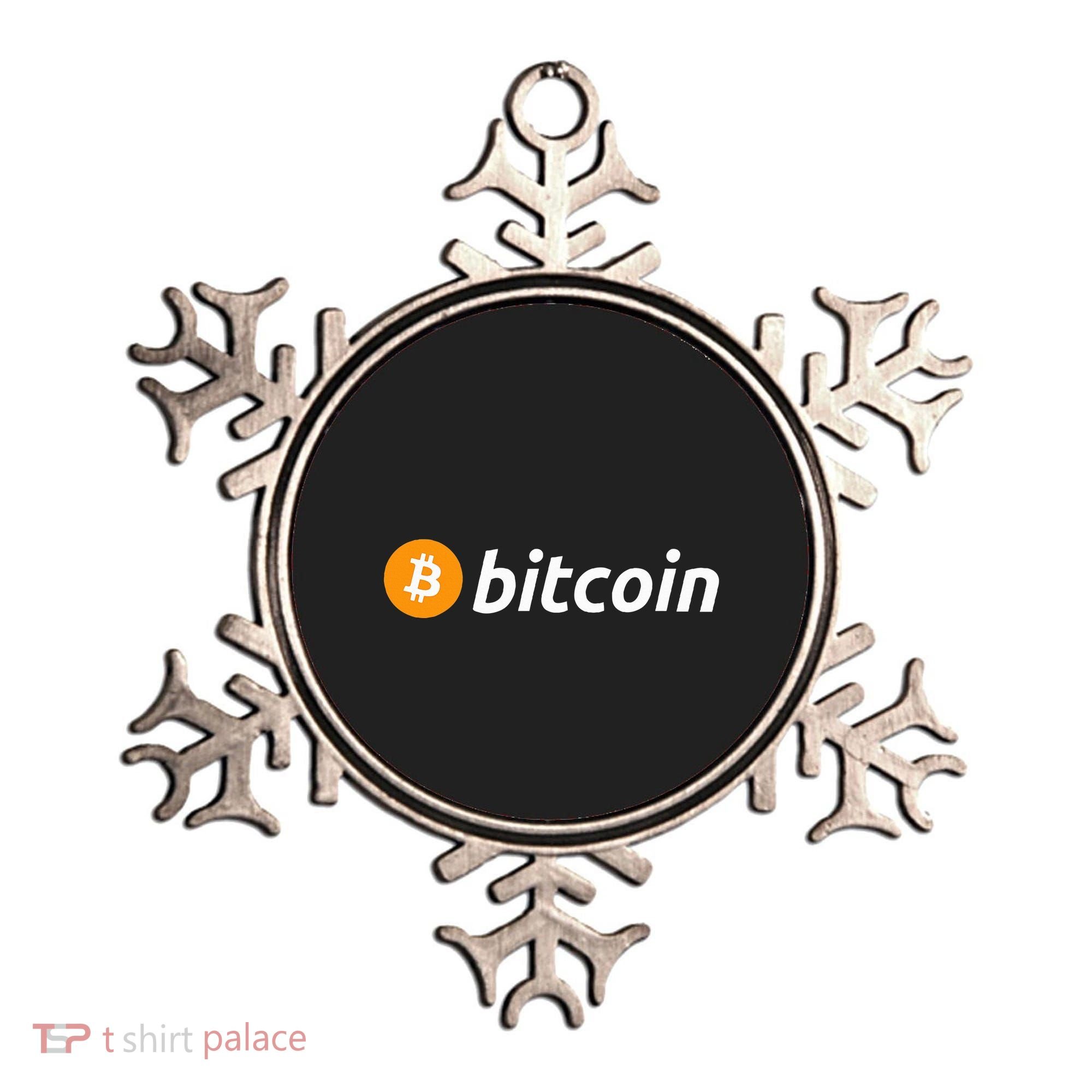 Cryptocurrency Blockchain Bitcoin Logo Crypto Bitcoin Orange Ornament