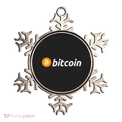 Cryptocurrency Blockchain Bitcoin Logo Crypto Bitcoin Orange Ornament