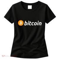 Cryptocurrency Blockchain Bitcoin Logo Crypto Bitcoin Orange Women's T-Shirt thumb 0