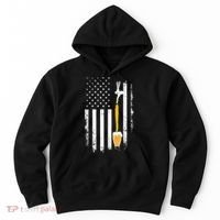 Craft Beer Brewing Usa Us American Flag Craft Hoodie thumb 0