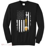 Craft Beer Brewing Usa Us American Flag Craft Sweatshirt thumb 0