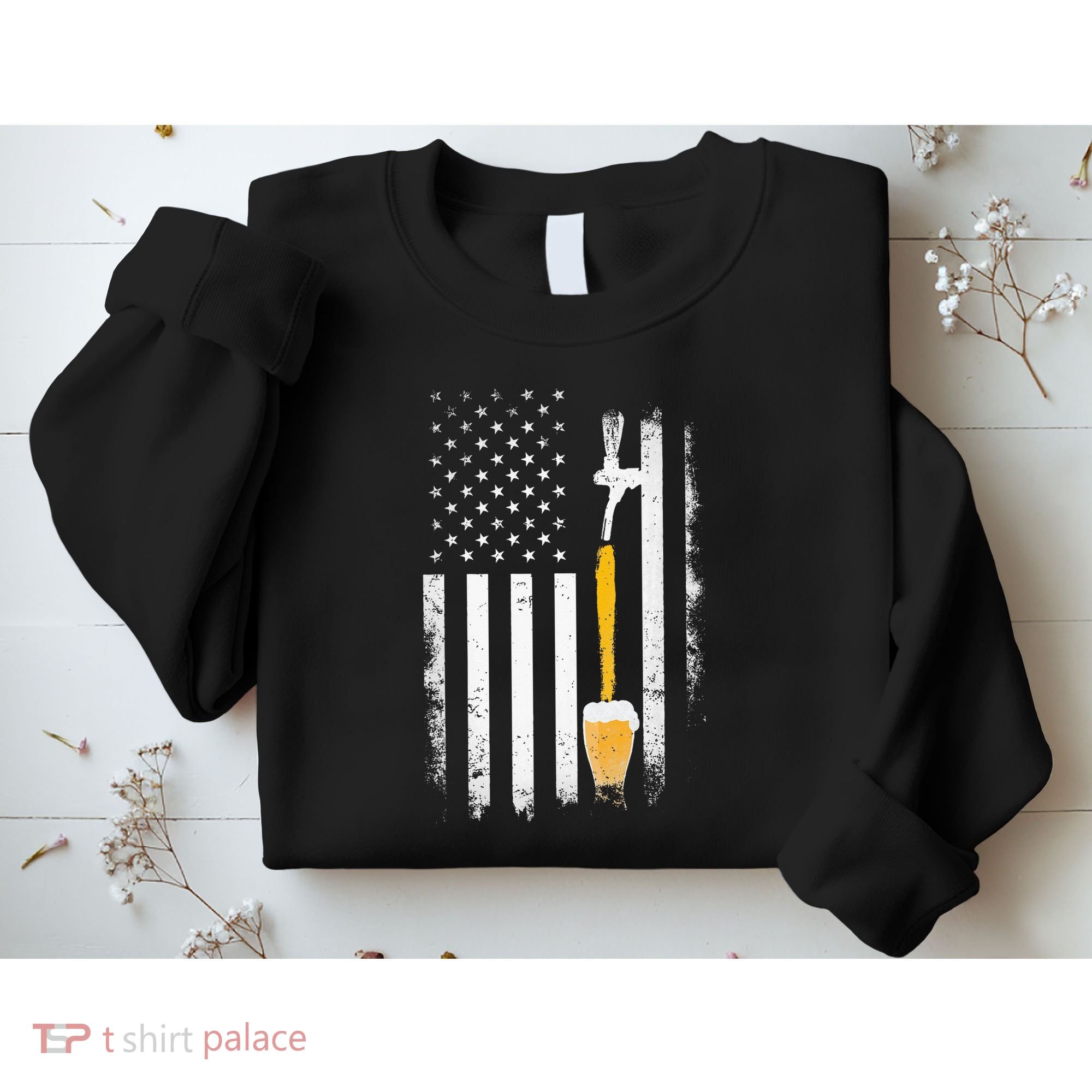 Craft Beer Brewing Usa Us American Flag Craft Sweatshirt