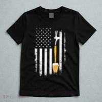 Craft Beer Brewing Usa Us American Flag Craft T-Shirt thumb 5