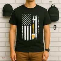 Craft Beer Brewing Usa Us American Flag Craft T-Shirt thumb 6